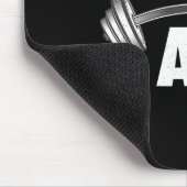 ストロングAfおもしろいフィットネス及びトレーニング マウスパッド (コーナー)