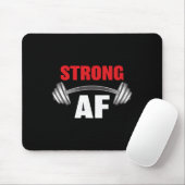 ストロングAfおもしろいフィットネス及びトレーニング マウスパッド (マウス)