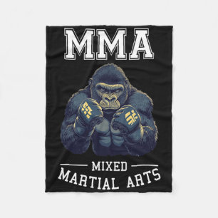 ストロングmmaゴリラ – タイボクシングケージファイティング フリースブランケット