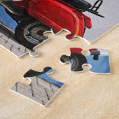 ストロンボリ島の赤いスクーター ジグソーパズル (側面)