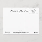 ストロンボリ旧葉書 ポストカード (裏面)