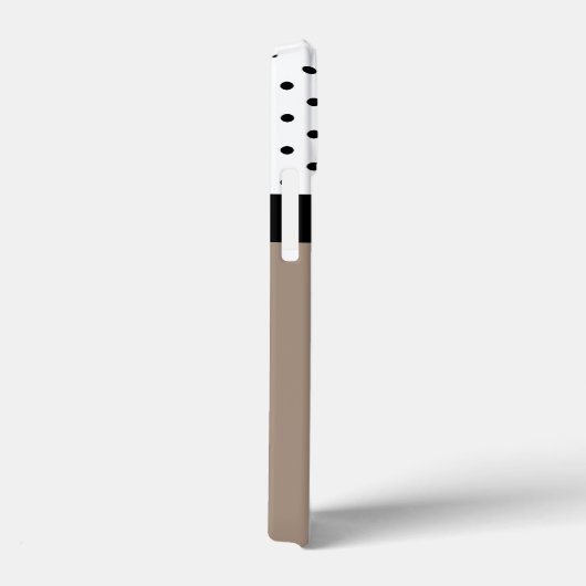 ストローの黒と白の点:トレンディー見て! Case-Mate iPhoneケース (裏面 / 右)