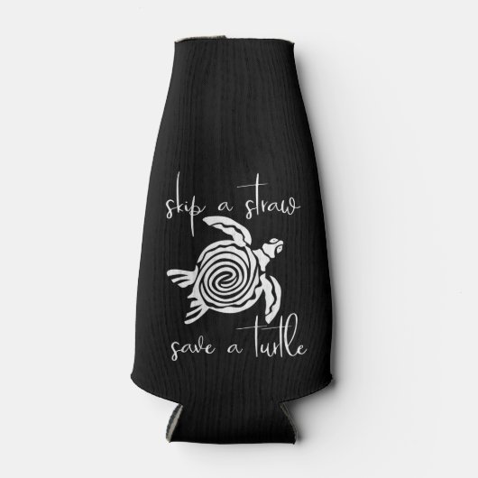 ストローを使わずにカメを救おう ボトルクーラー (正面)