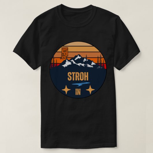 ストローインディアナTシャツ Tシャツ (デザイン正面)