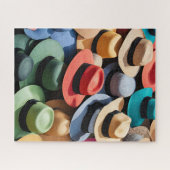 ストローカラフルハットジグソーパズル ジグソーパズル (横)