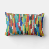 ストロークオブラックコットンランバー装飾用クッション ランバークッション (裏面)