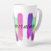 ストロークカラフルグッドモーニングラテマグ カフェラテマグ (右アングル)