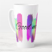 ストロークカラフルグッドモーニングラテマグ カフェラテマグ (左アングル)