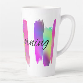 ストロークカラフルグッドモーニングラテマグ カフェラテマグ