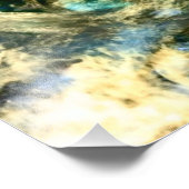 ストローク絵を描の抽象芸術写真 フォトプリント            (角)