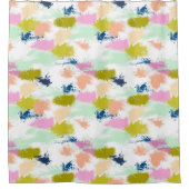 ストローク絵を描、 シャワーカーテン (正面)