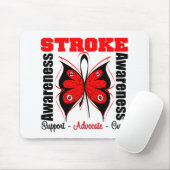 ストローク認識度蝶 マウスパッド (マウス)