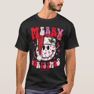 ストローク認識度認識度- santa hat メリー chris tシャツ