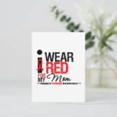 ストローク認識度I衣服レッドリボン ポストカード (スタンド正面)