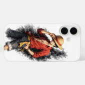 ストローハットアドベンチャー水彩iPhone/iPadケース Case-Mate iPhoneケース (裏面 (横))