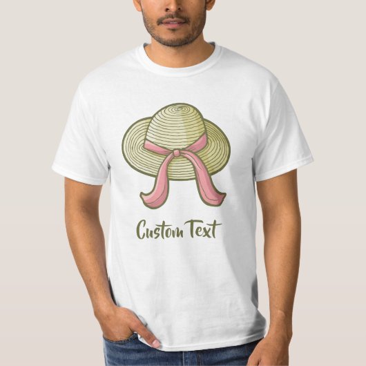 ストローハット イエロー Tシャツ (正面)