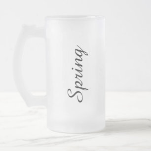 ストローパーソナライズされたでガラスのタンブラー、アイスコーヒー フロストグラスビールジョッキ