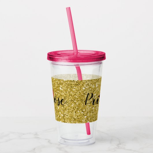 ストローパーソナライズされた付きプラスチックタンブラー アクリルタンブラー (左)