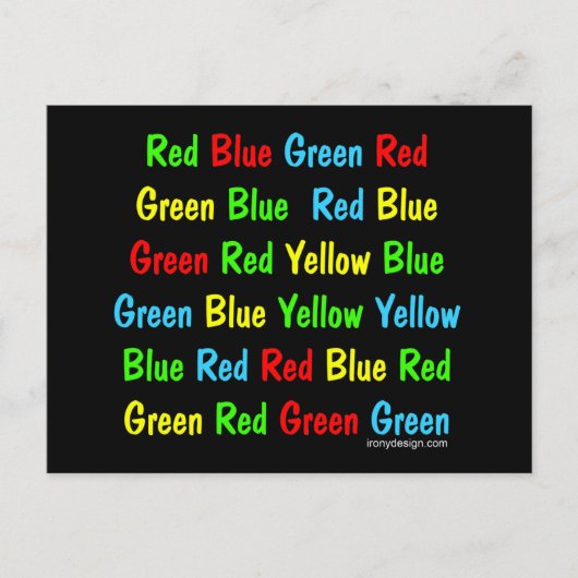 ストロープテスト ポストカード (正面)