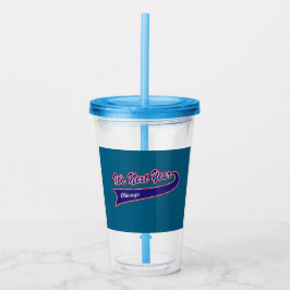 ストロー付きドリンクカップ - 来年だよ アクリルタンブラー