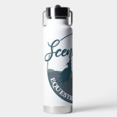 ストロー付き水ボトル SCEC 750ml ウォーターボトル (正面)