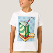 ストロー付き飲料Tシャツ Tシャツ (正面)