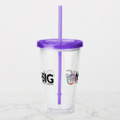 ストロー付きNASIGロゴタンブラー アクリルタンブラー (右)