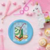 ストロー紙プレート ペーパープレート (パーティー)