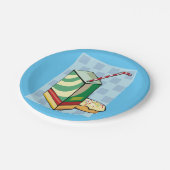 ストロー紙プレート ペーパープレート (アングル)