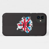 ストロ絵を描ックBritish Sシールド Case-Mate iPhoneケース (裏面(横))