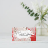 ストロ絵を描ークとテクスチャ | クリエイティブ芸術的 名刺 (スタンド正面)