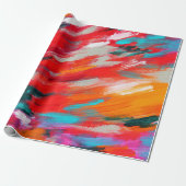 ストロ絵を描ークのパターン ラッピングペーパー (アンロールド)