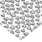 ストロ絵を描ークハートパターン テーブルクロス (アングル)