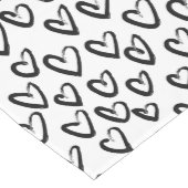 ストロ絵を描ークハートパターン ミディアムテーブルランナー (コーナー)