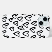 ストロ絵を描ークハートパターン Case-Mate iPhoneケース (裏面 (横))