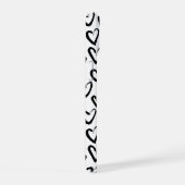 ストロ絵を描ークハートパターン iPhone 15ケース (右側面)