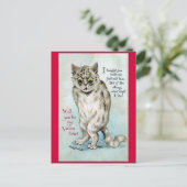 ストンキャットヴィンテージバレンタイン シーズンポストカード (スタンド正面)