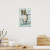 ストンキャットヴィンテージバレンタイン ポスター (キッチン)