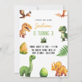 ストンプオンオーバーディオナンス誕生日 招待状 (正面)