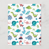 ストンプチョンプラー恐竜バースデーパーティー招待状 チラシ (裏面)