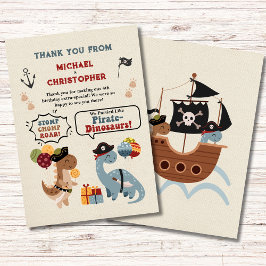 ストンプチョンプローラーパイレーツンボーイ誕生日 サンキューカード