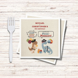 ストンプチョンプローラーパイレーツンボーイ誕生日 スタンダードカクテルナプキン