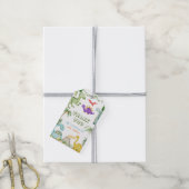 ストンプー感謝していングの恐竜の誕生日パーティー ギフトタグ (より糸付き)