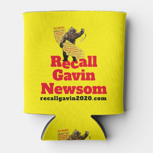 ストンプ不機嫌カリフォルニアグリズリーコージエ 缶クーラー (正面)