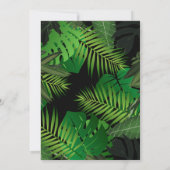 ストンプ、チョンプ&ロア恐竜誕生日 招待状 (裏面)