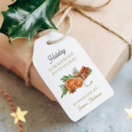 ストヴェートップポトゥーリクリスマスラベルホリデーシムメリン ギフトタグ