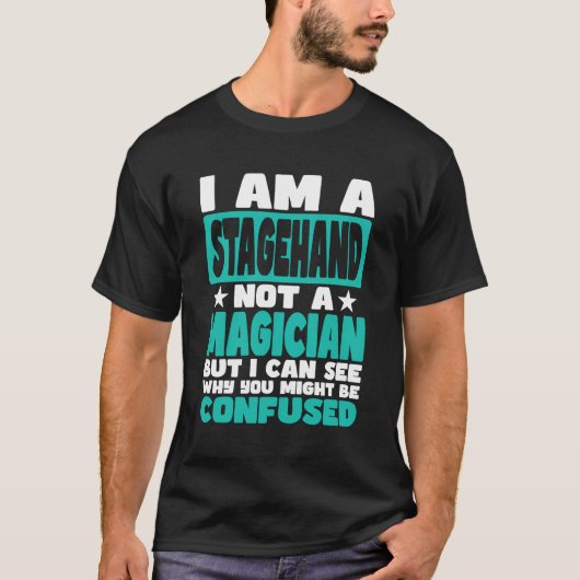 ストーおもしろいジハンドのジョブことわざ Tシャツ (正面)