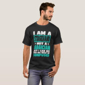 ストーおもしろいジハンドのジョブことわざ Tシャツ (正面フル)
