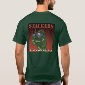 ストーカーのペイントボールのワイシャツ Tシャツ (裏面)