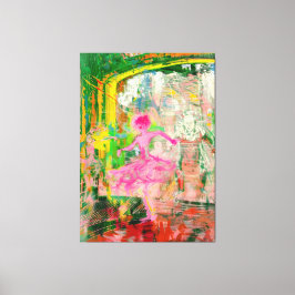 ストーカー – ネオンバレエのカオス キャンバスプリント